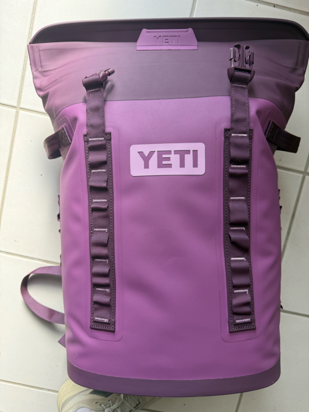 YETI Hopper 20 Purple Cooler Bag with Webbing Straps